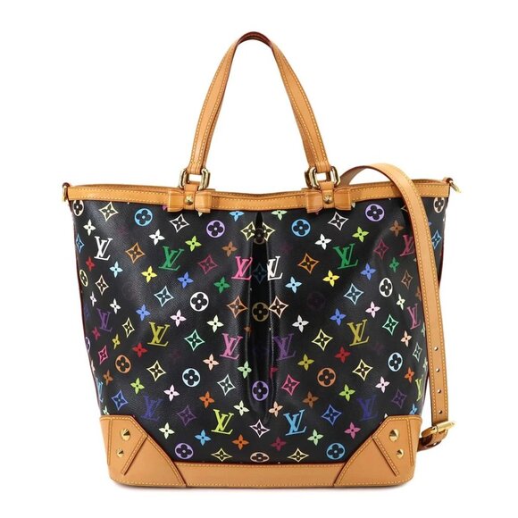 LOUIS VUITTON Monogram Multicolor Sharleen GM Tote Bag Noir M93215 90278709 - Picture 8 of 11